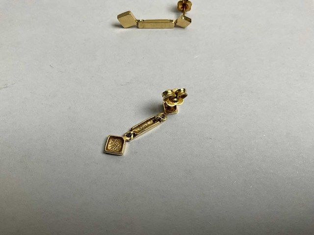 14k gouden oorbellen (2,7 gram) - afbeelding 4 van  4