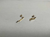 14k gouden oorbellen (2,7 gram)
