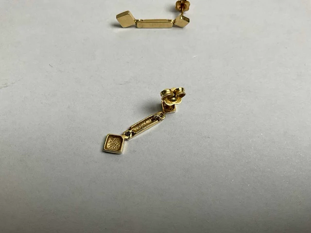 14k gouden oorbellen (2,7 gram) - afbeelding 4 van  4