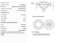 14k witgouden oorbellen met 2.08ct diamant ( igi gecertificeerd ) - afbeelding 4 van  5