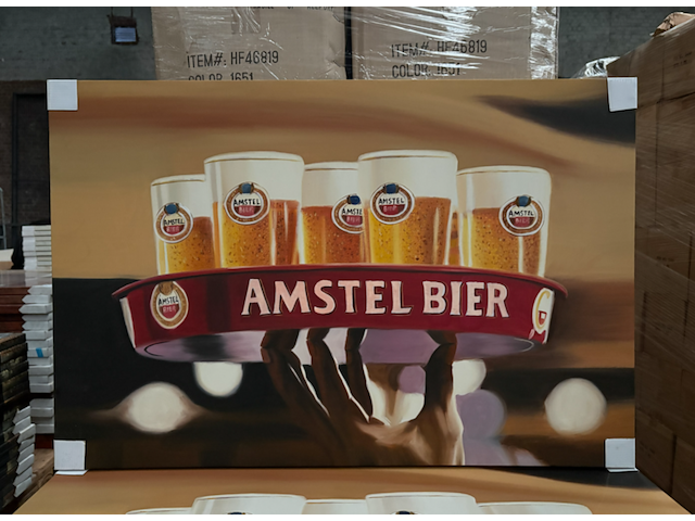 14x canvas schilderij amstel 90x60 - afbeelding 1 van  5