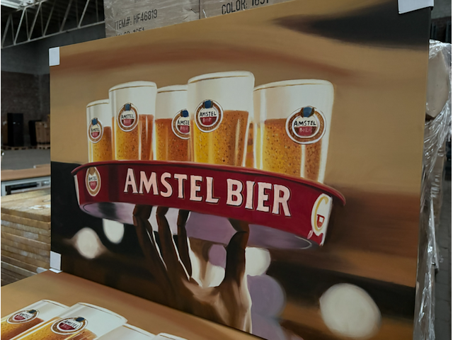 14x canvas schilderij amstel 90x60 - afbeelding 2 van  5