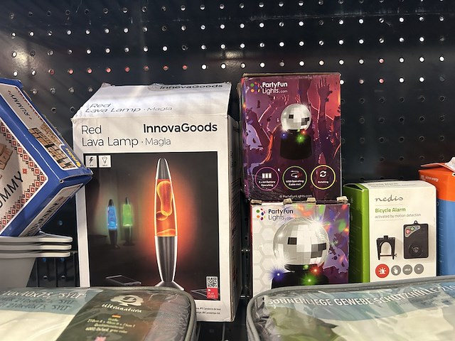 14x elektronica en diverse artikelen w.o. lavalamp, discobal w.o. innovagoods, lenco, nedis - afbeelding 4 van  10