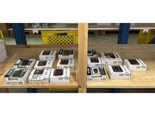 14x fietscomputer cat eye - afbeelding 1 van  8