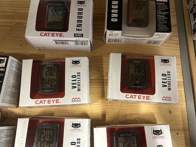 14x fietscomputer cat eye - afbeelding 2 van  8