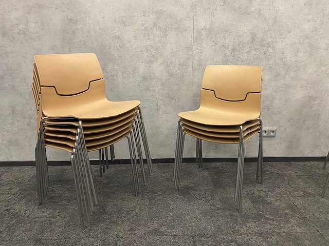 14x gaber slot - nestelbare kantinestoel - afbeelding 5 van  10