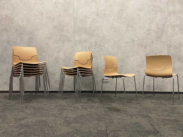 14x gaber slot - nestelbare kantinestoel - afbeelding 6 van  10