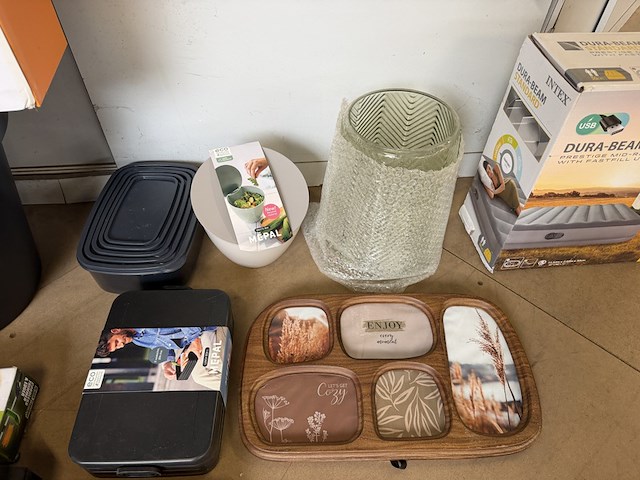 14x partij diversen w.o. luchtbed, travel bag, bloempot w.o. zigi, intex, mepal - afbeelding 6 van  8
