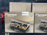 14x sandwichmaker xl bestron, satin collection - afbeelding 2 van  4