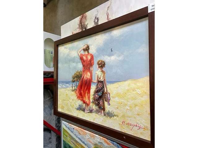 14x schilderij op doek / schilderij in lijst - afbeelding 3 van  5