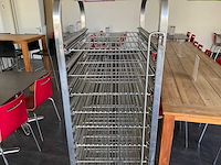 15-laags rvs regaalwagen - afbeelding 1 van  1
