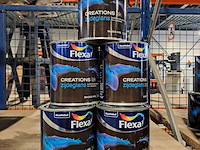 15 liter zijdeglanslak, flexa, ral 9010 - afbeelding 1 van  7