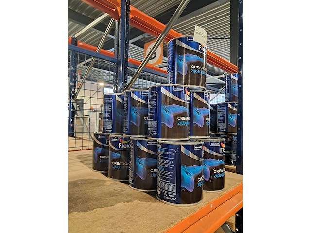 15 liter zijdeglanslak, flexa, ral 9010 - afbeelding 2 van  7