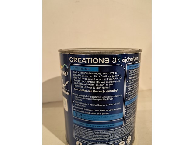 15 liter zijdeglanslak, flexa, ral 9010 - afbeelding 5 van  7