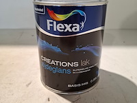 15 liter zijdeglanslak, flexa, ral 9010 - afbeelding 2 van  5