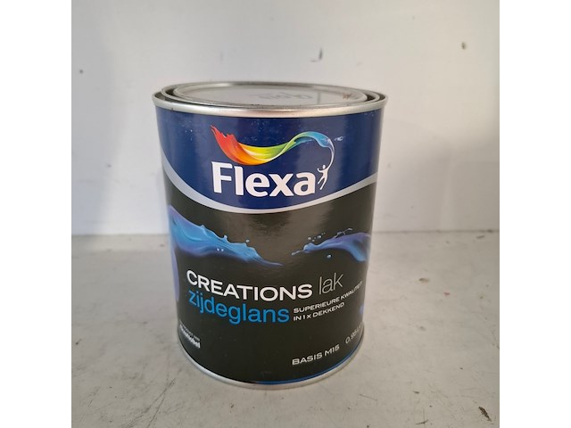 15 liter zijdeglanslak, flexa, ral 9010 - afbeelding 2 van  5