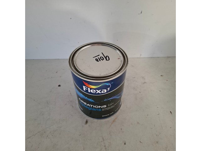 15 liter zijdeglanslak, flexa, ral 9010 - afbeelding 5 van  5