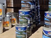 15 liter zijdeglanslak, flexa, ral 9010 - afbeelding 1 van  3