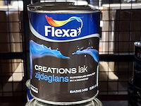 15 liter zijdeglanslak, flexa, ral 9010 - afbeelding 3 van  3
