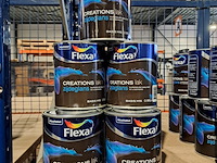 15 liter zijdeglanslak, flexa, ral 9016 - afbeelding 1 van  7