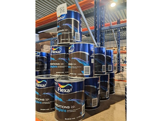 15 liter zijdeglanslak, flexa, ral 9016 - afbeelding 2 van  7