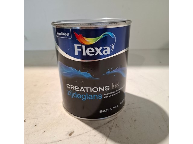 15 liter zijdeglanslak, flexa, ral 9016 - afbeelding 2 van  5