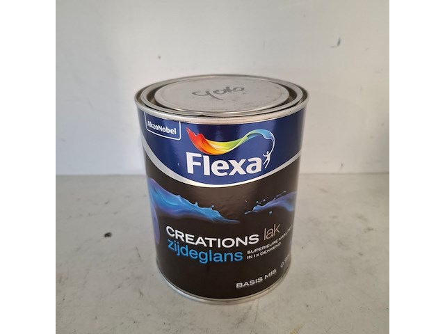 15 liter zijdeglanslak, flexa, ral 9016 - afbeelding 2 van  5