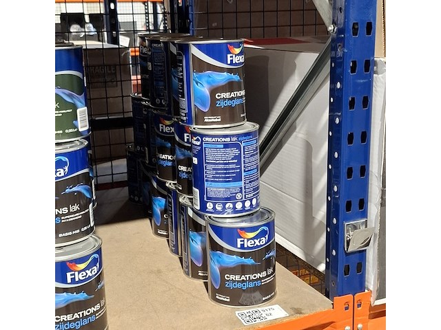 15 liter zijdeglanslak, flexa, ral 9016 - afbeelding 1 van  3