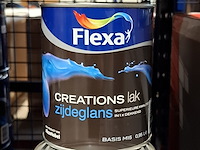 15 liter zijdeglanslak, flexa, ral 9016 - afbeelding 3 van  3
