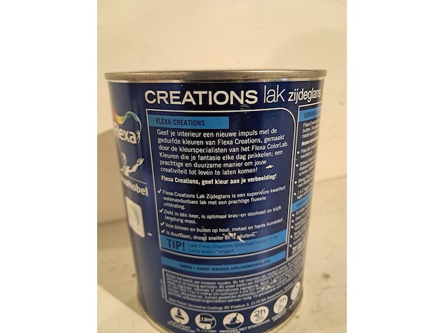 15 liter zijdeglanslak, flexa, wit - afbeelding 5 van  7
