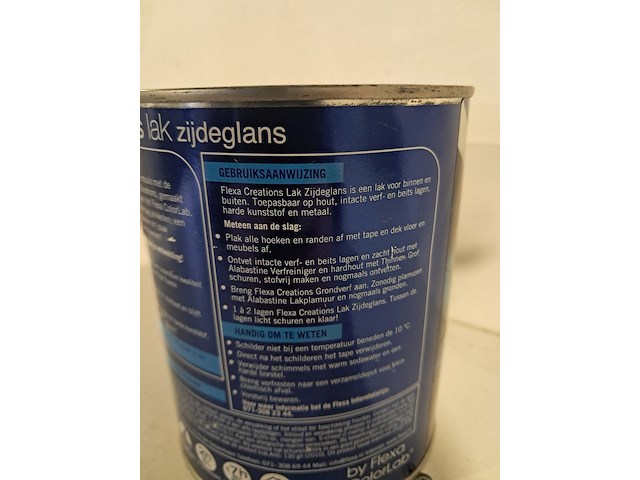 15 liter zijdeglanslak, flexa, wit - afbeelding 6 van  7