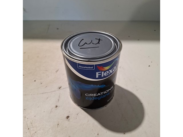 15 liter zijdeglanslak, flexa, wit - afbeelding 5 van  5