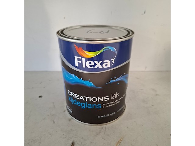 15 liter zijdeglanslak, flexa, wit - afbeelding 2 van  5
