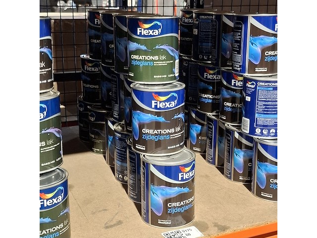 15 liter zijdeglanslak, flexa, wit - afbeelding 1 van  3