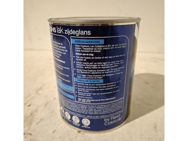 15 liter zijdeglanslak ral 9010 flexa - afbeelding 5 van  6