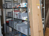 15 meter magazijnstelling met diepte 40 cm en hoogte 220 cm. excl. inhoud en ophalen na 13:00. - afbeelding 4 van  4