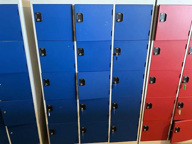 15-vaks lockerkast (3x) - afbeelding 6 van  6