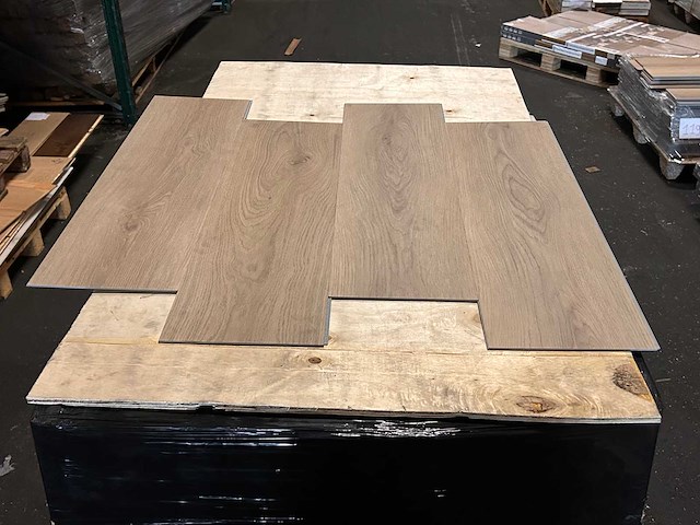 150 m2 pvc spc click plank - 820 x 228 x 4 mm - afbeelding 3 van  3