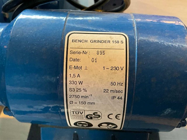150 w/s bankslijpmachine (2x) - afbeelding 5 van  6