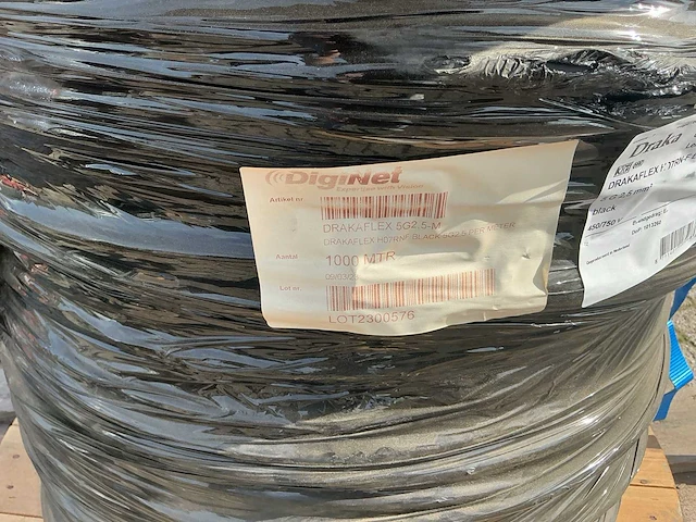 1500 meter draka 5g2,5 neoprene new on spool power 400v - afbeelding 5 van  5