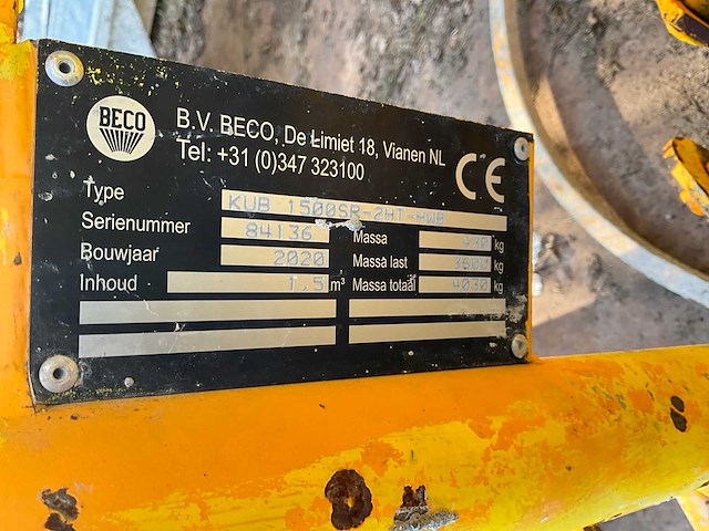 1500l betonkubel - afbeelding 5 van  5