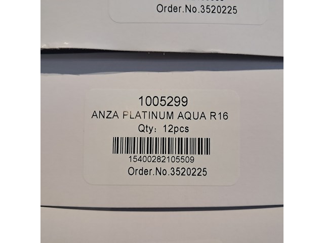 150x platinum kwast maat 16 anza, wit - afbeelding 3 van  3