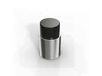 (150x) stopper - nikkel donker - wandmontage 35 mm - afbeelding 1 van  1