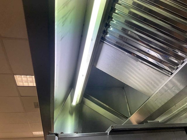 150x85cm rvs afzuigkap - afbeelding 3 van  3