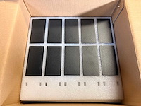 154x zwarte composiet lamellen / composiet roomdivider - 300 cm lang - afbeelding 4 van  5