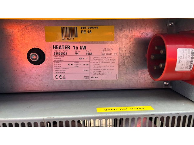 15kw heater - afbeelding 6 van  7