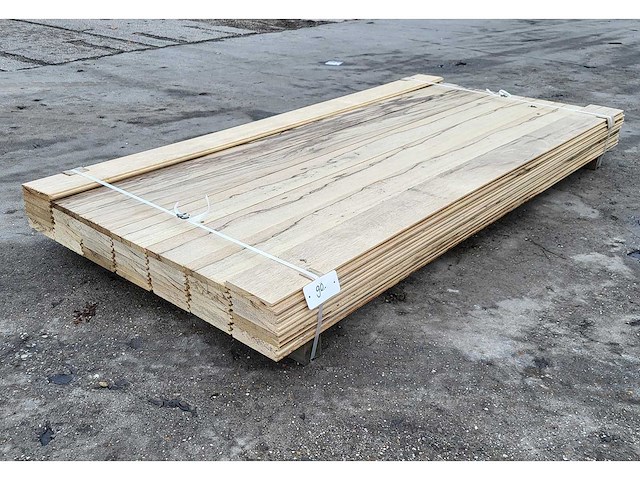15m2 afrikaans eiken 18 x 140 mm vloerdelen , 210cm ( 51 x ) - afbeelding 2 van  4