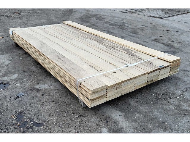 15m2 afrikaans eiken 18 x 140 mm vloerdelen , 210cm ( 51 x ) - afbeelding 4 van  4