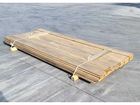 15m2 afrikaans eiken 18 x 140 mm vloerdelen , 240cm ( 45x ) - afbeelding 4 van  4