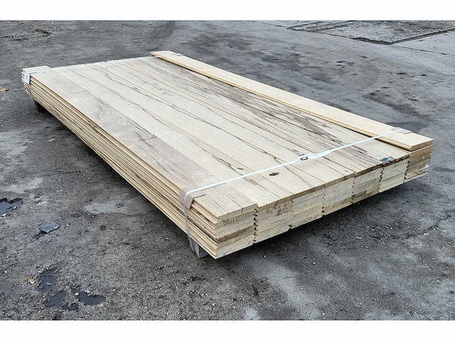 15m2 afrikaans eiken 18 x 140 mm vloerdelen, lengte 210 cm ( 51 x ) - afbeelding 2 van  4